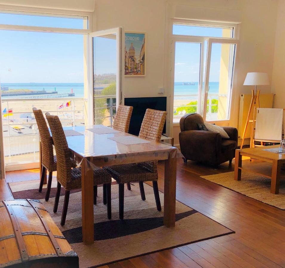 Bellevue -Appartement De Charme - Vue Imprenable Sur La Mer - Face A Nausicaa บูโลญ-ซูร์-แมร์ ภายนอก รูปภาพ